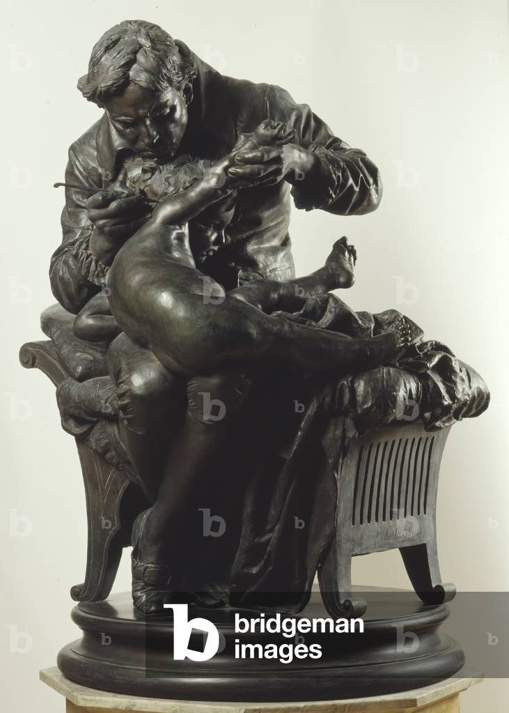 Edward Jenner (Edoardo Jenner), c. 1878, 19th century (bronze),