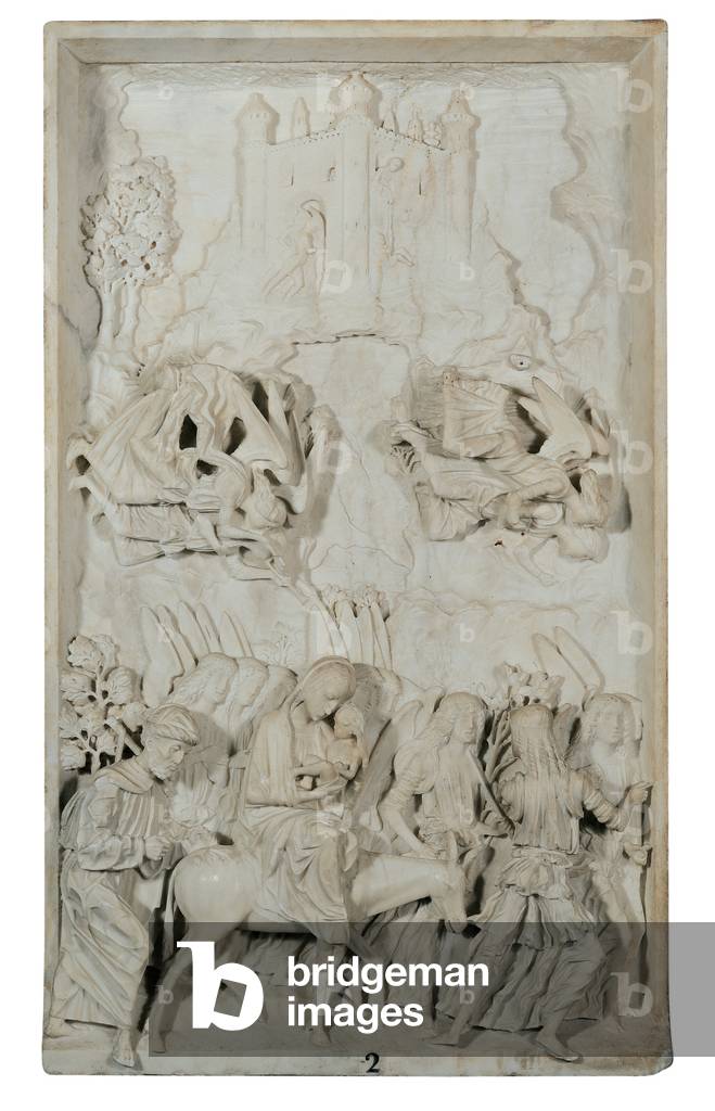 Flight into Egypt, 1495 - 1500 (marble)