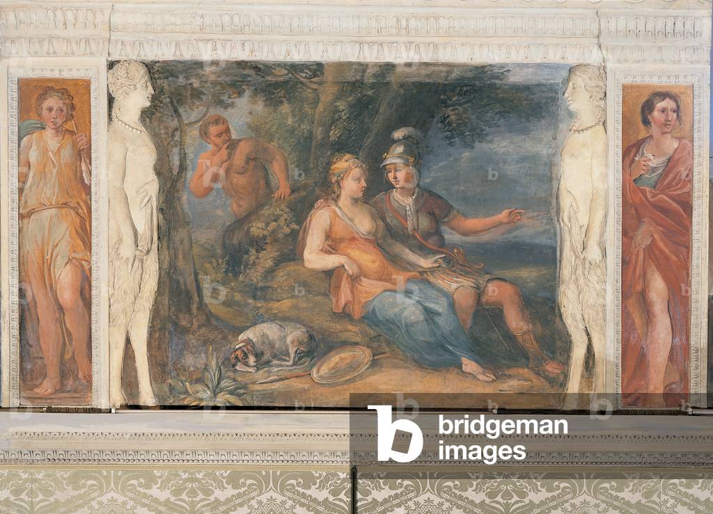 The Love Affair of Dido and Aeneas, (fresco)