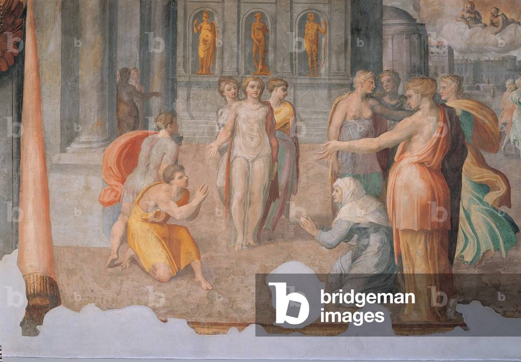 Psyche Adored Like a Goddess, 1550 (fresco)