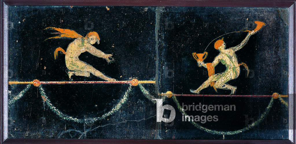 Sylens, by unknown artist, 1-37, 1st Century A.D., ripped fresco, 25 x 49 cm