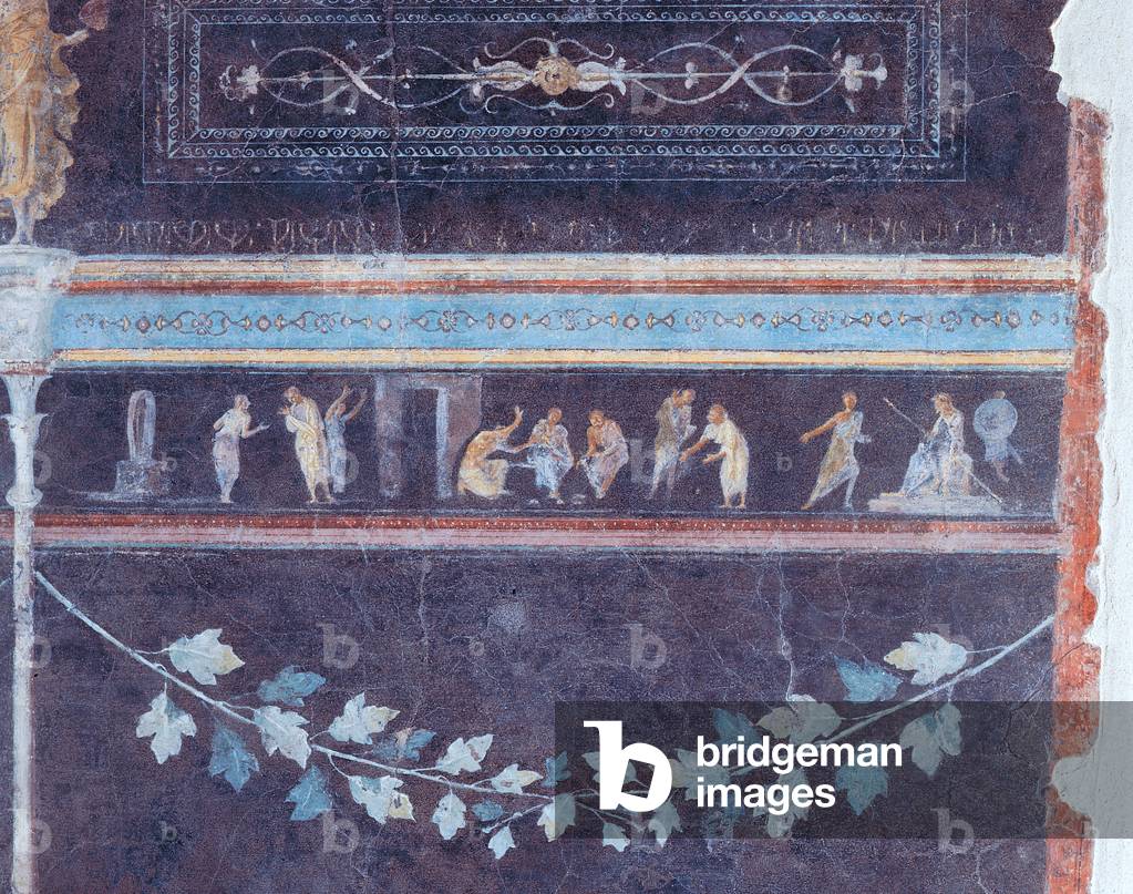 Frieze depicting a scene of judgment, 25 A.D. (mural)