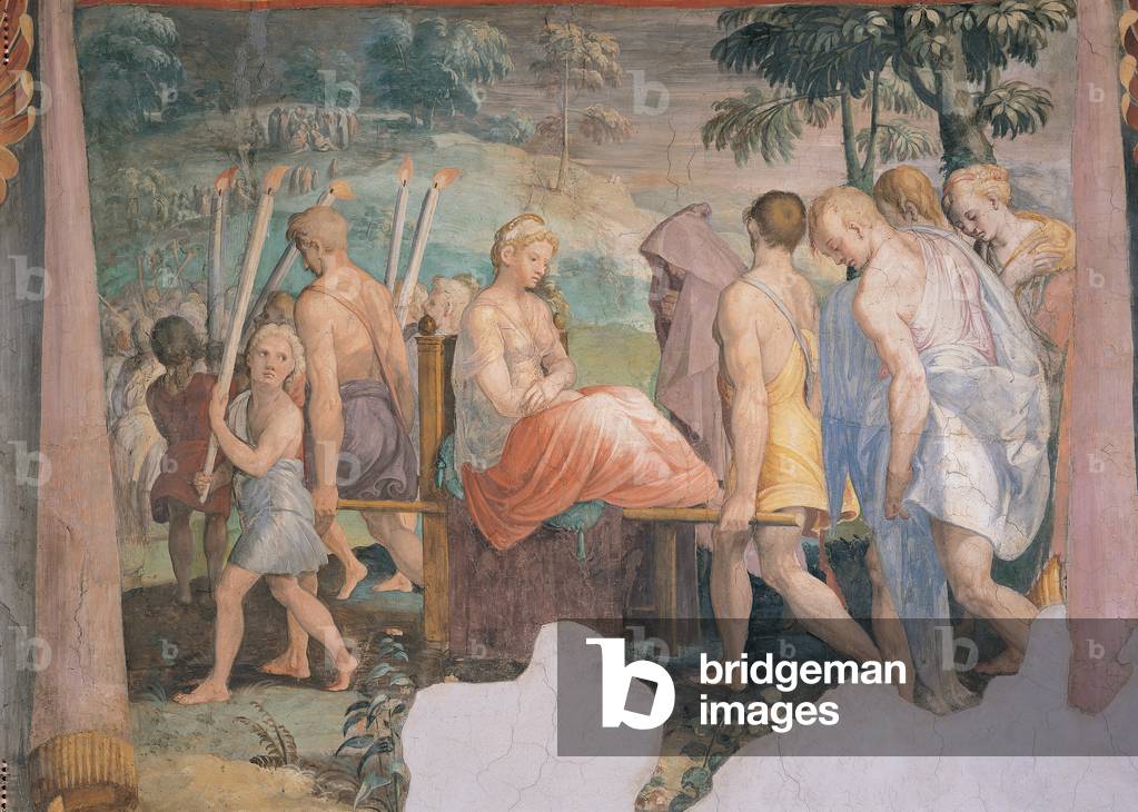 Wedding Procession of Psyche, 1550 (fresco)