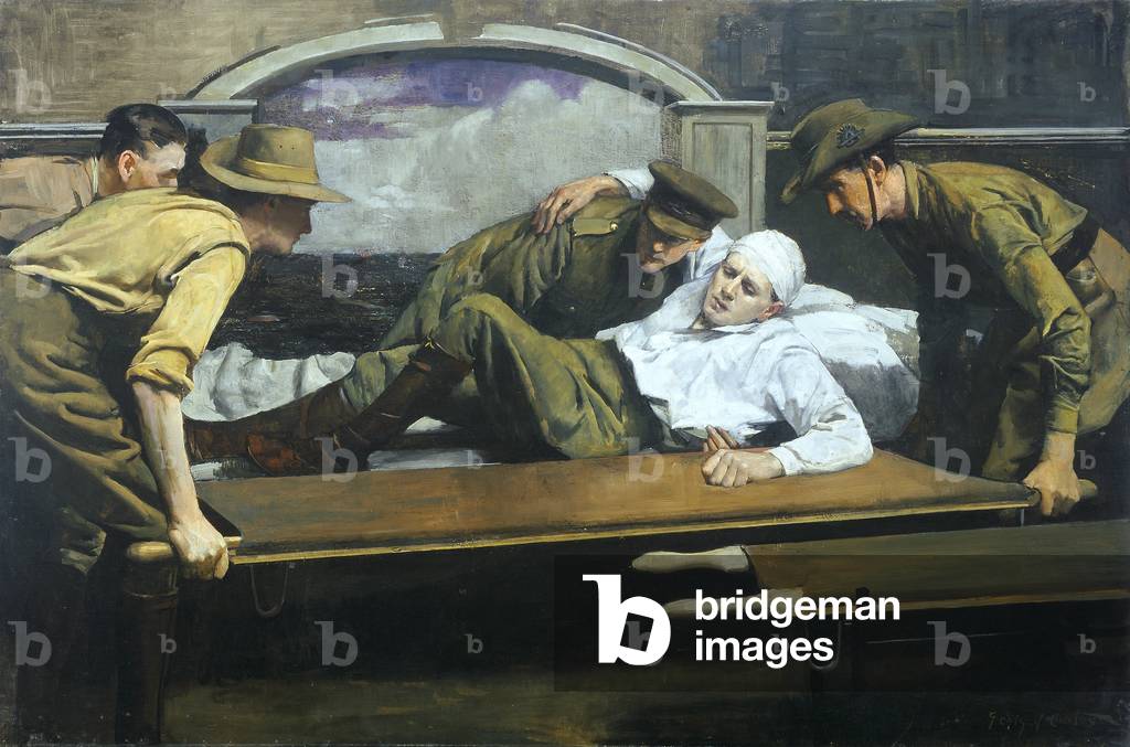 Casualty clearing station, 1920 (oil on canvas)
