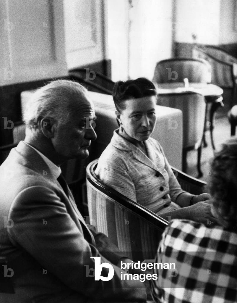 Simone de Beauvoir and Leonida Repaci