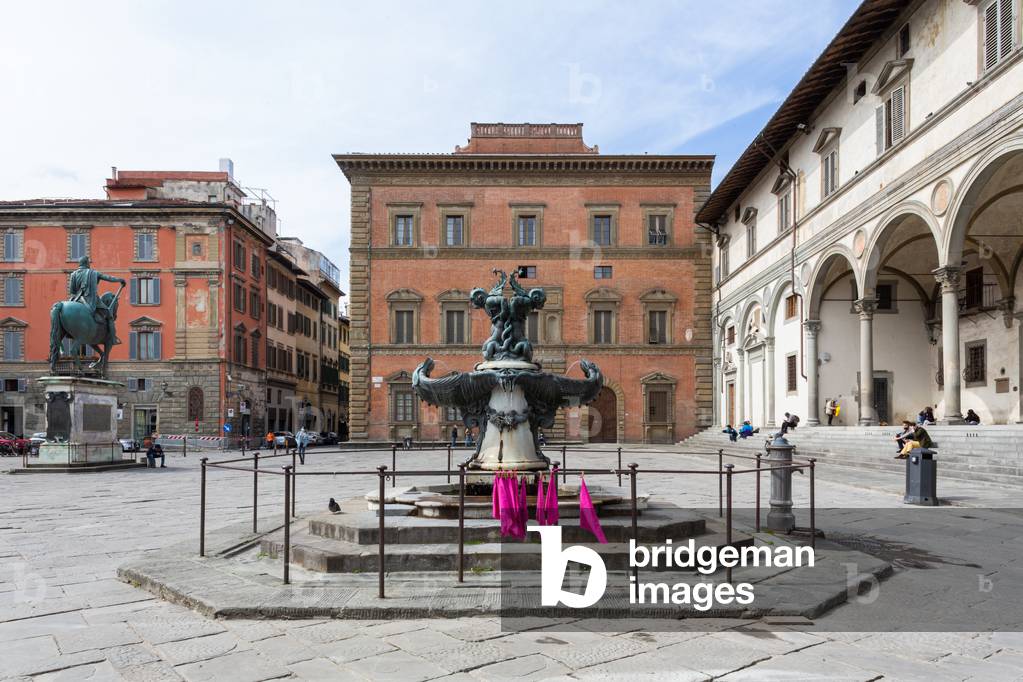 Piazza della Santissima Annunziata, Florence, Italy (photo)