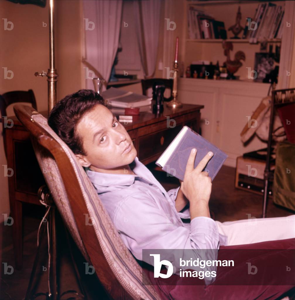 Roberto Capucci seated on an armchair, Rome, Italy