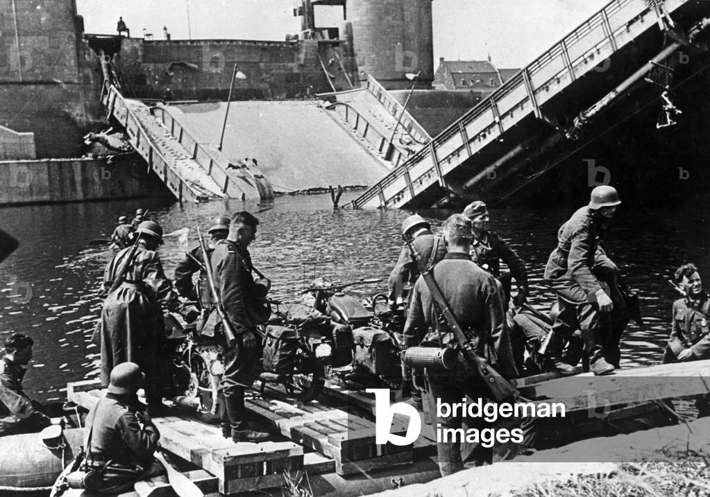 Motorized German unit