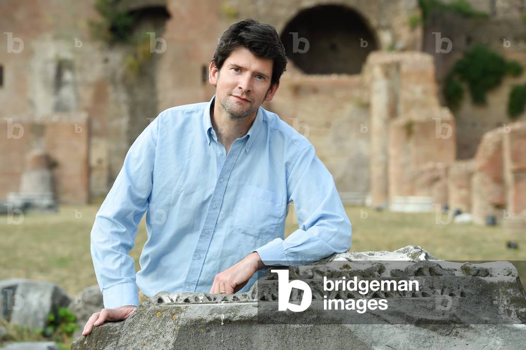 British writer Nicholas Jubber at the XX edition of the International Literature Festival in Rome entitled 'Reading the world', in the new setting of the Palatine Stadium, Rome (Italy), July 22nd, 2021