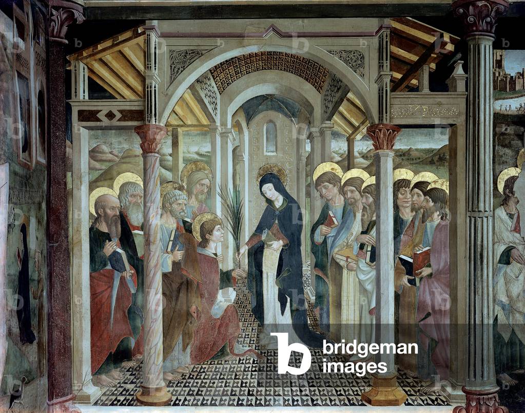 The Announcement of the Death of the Virgin Mary, 1481 (fresco)