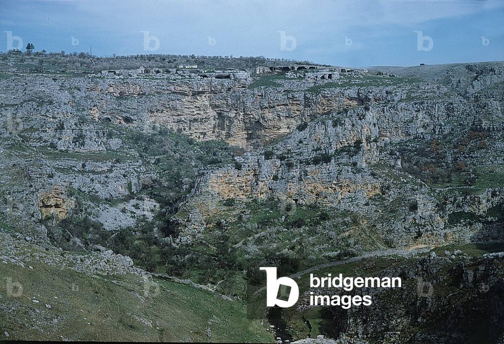 Caves of Matera, Italy, 1970 (photo)