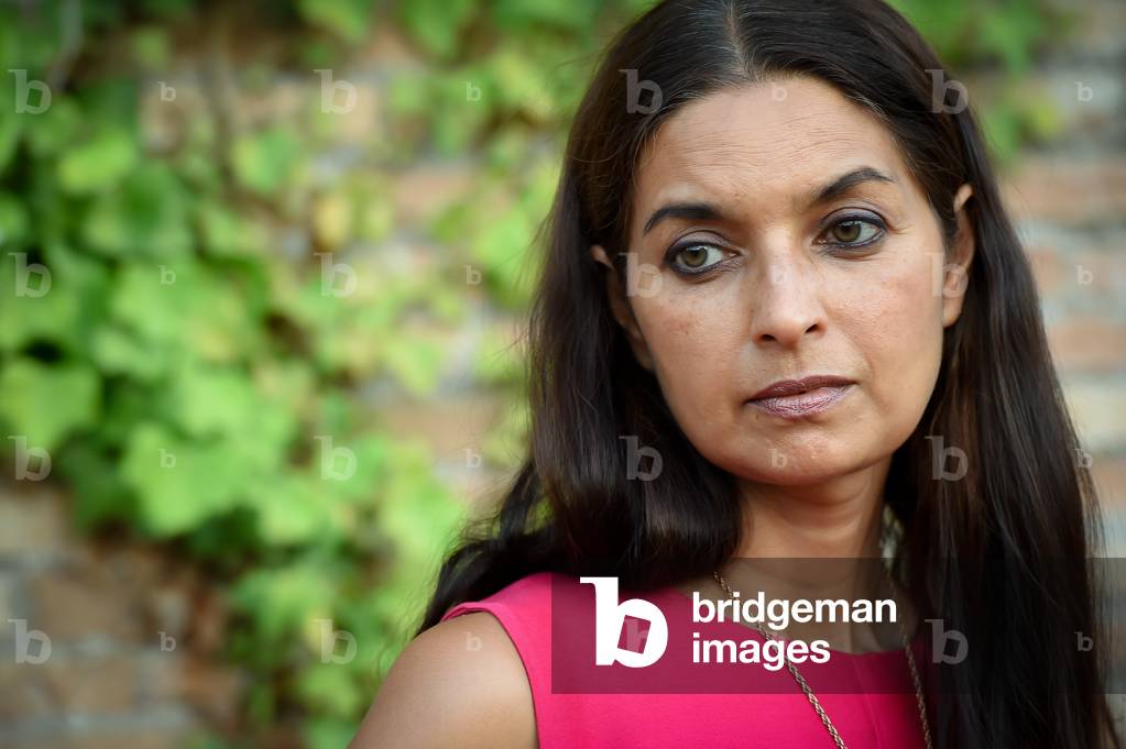 American writer Jhumpa Lahiri at the XX edition of the International Literature Festival in Rome entitled 'Reading the world', in the new setting of the Palatine Stadium, Rome (Italy), July 23rd, 2021