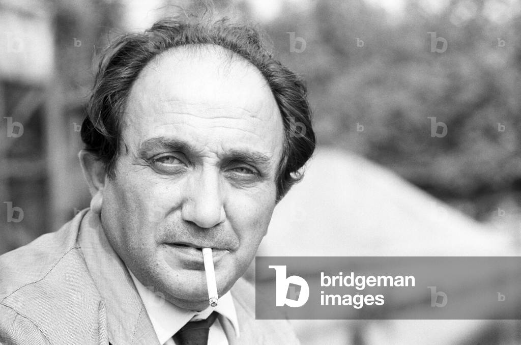 Alfonso Gatto with a cigarette in his mouth