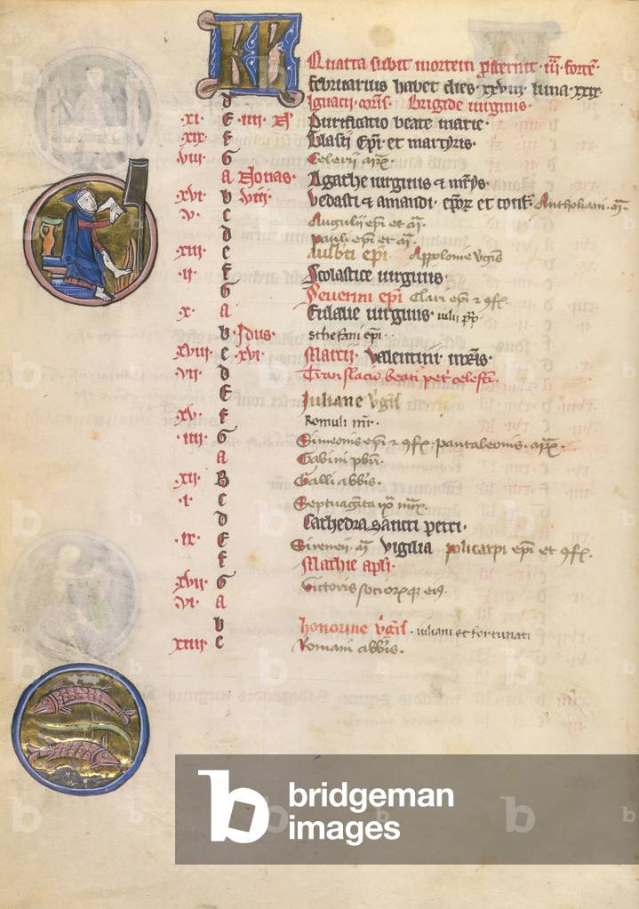 Psalter - Book of hours, 1218-1228 (parchment)