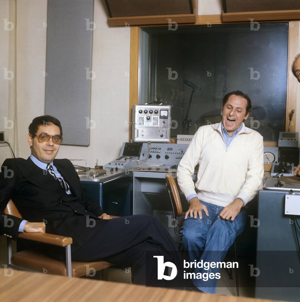 Renzo Arbore and Gianni Boncompagni in the time of Alto Gradimento