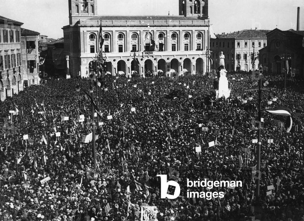 Benito Mussolini's speech in Forli