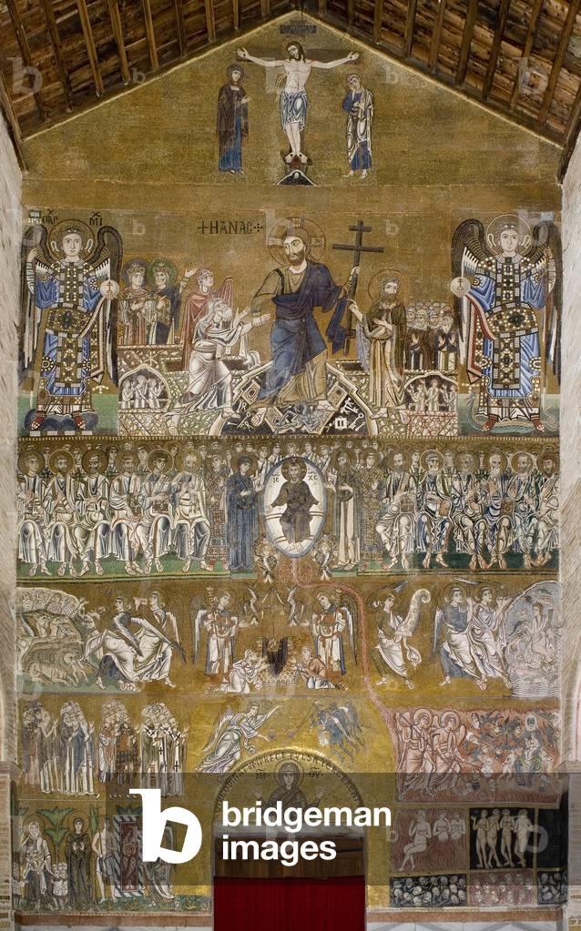 Mosaic decoration of the counter-façade - Last Judgment (mosaic)