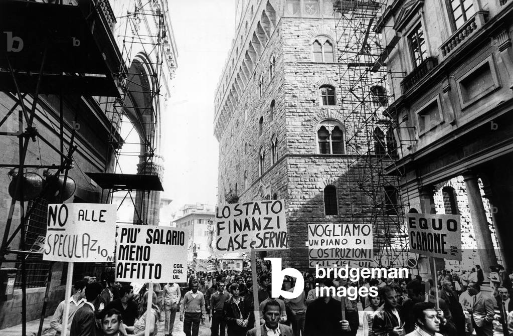 Protest march in Florence