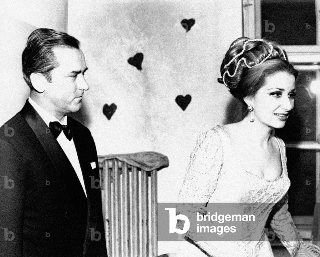 Ute de Vargas with Milko Skofic, Munich, Germany, 1968