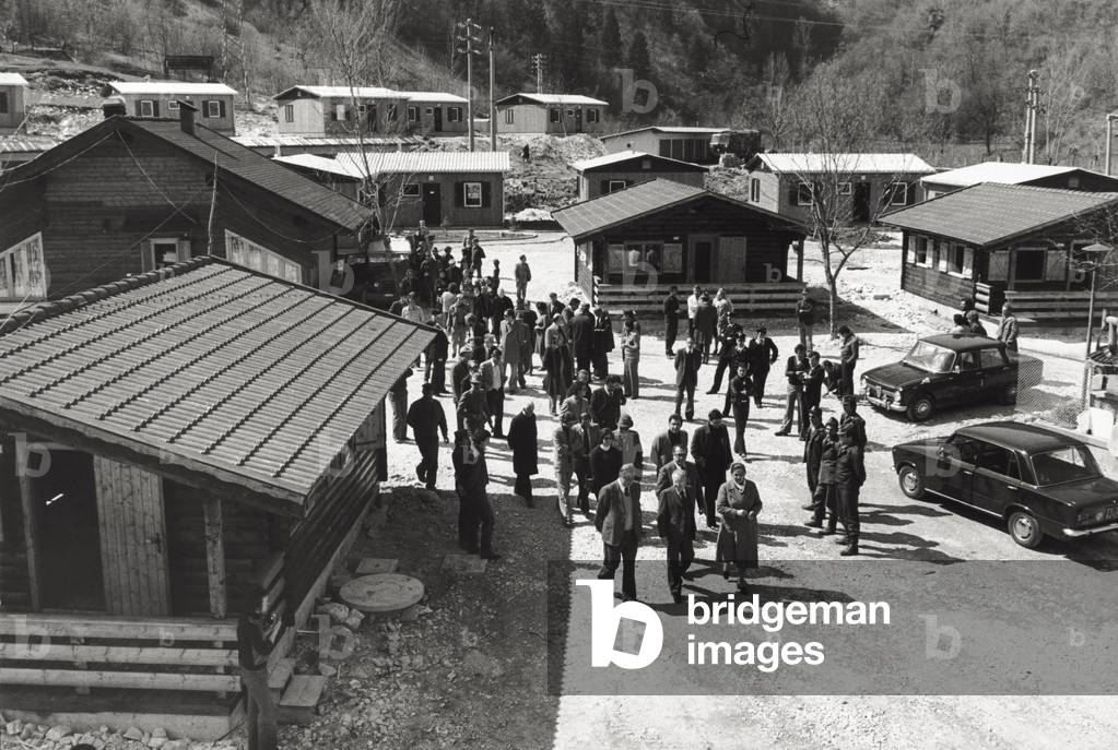 Inauguration of Somplago, 1977 (b/w photo)