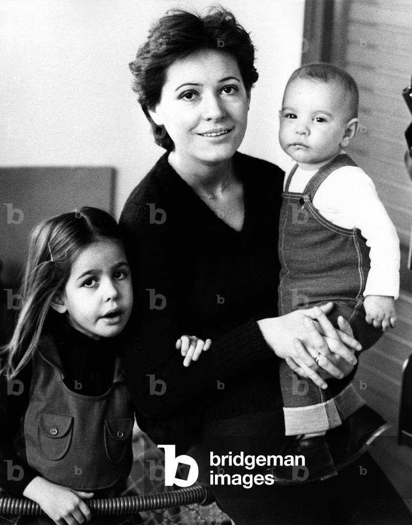 Anna Identici with her daughters