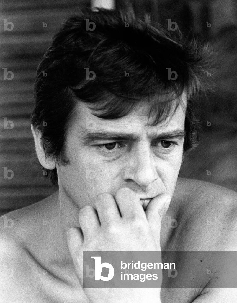Sergio Endrigo with thoughtful expression