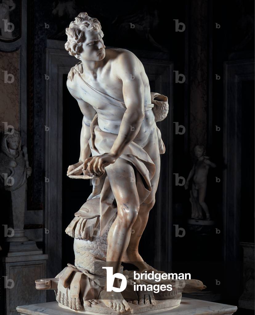 David, 1623 - 1624 (marble, full relief)