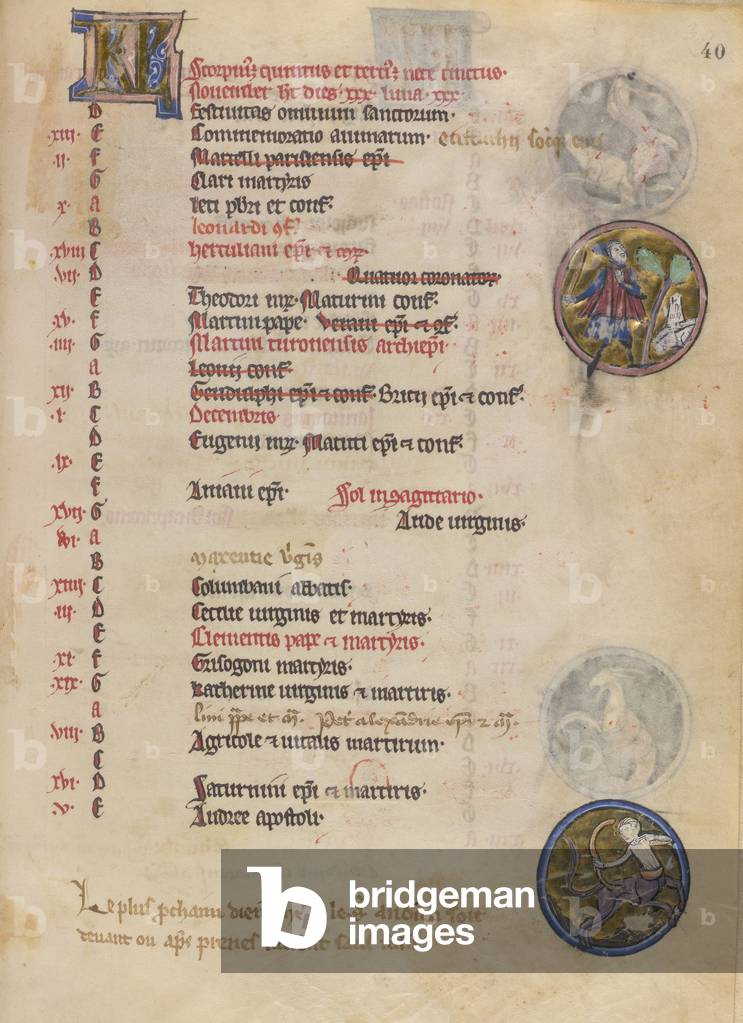Psalter - Book of hours, 1218-1228 (parchment)