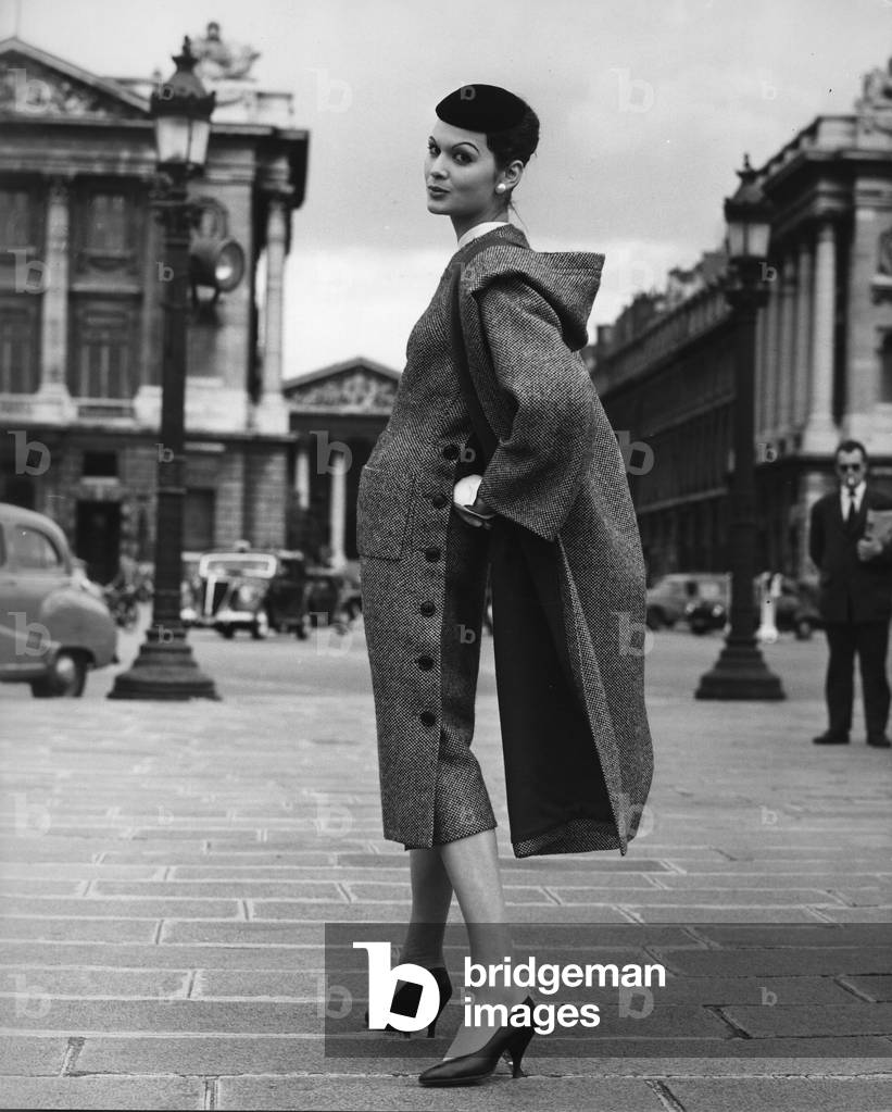 A woman wearing Lanvin Castillo's clothes