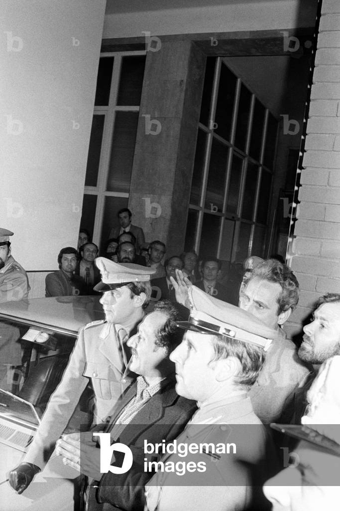 The arrest of Luciano Leggio, Milan, Italy, 1974
