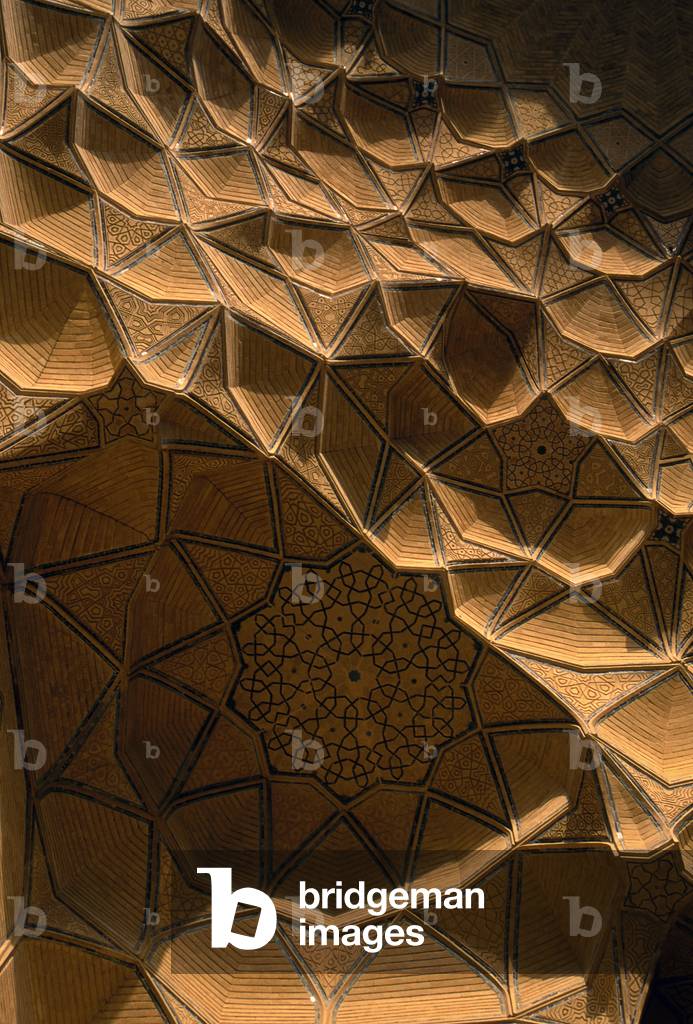 Eastern Ivan's Vault of the Friday Mosque (Masijd-i jami), 12th-13th century,  Isfahan, Iran (mixed technique)