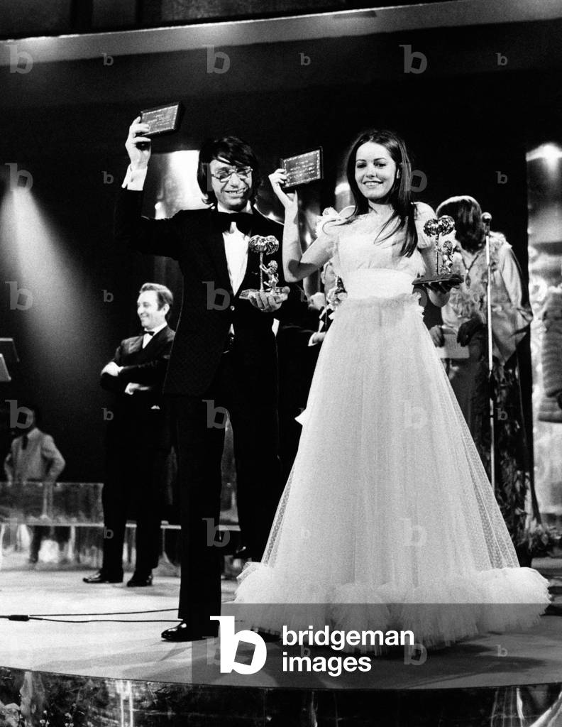 Nicola di Bari with Nada at Sanremo Music Festival