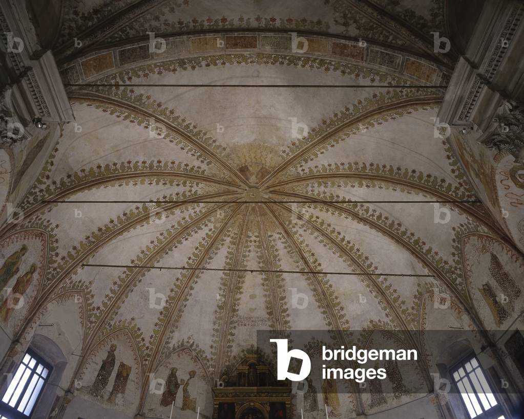 Decoration of the Apse, by Unknown Artist, 15th Century, fresco