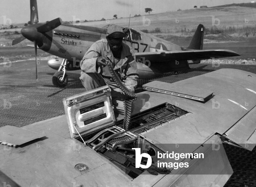 The armament of a U.S. Army aircraft