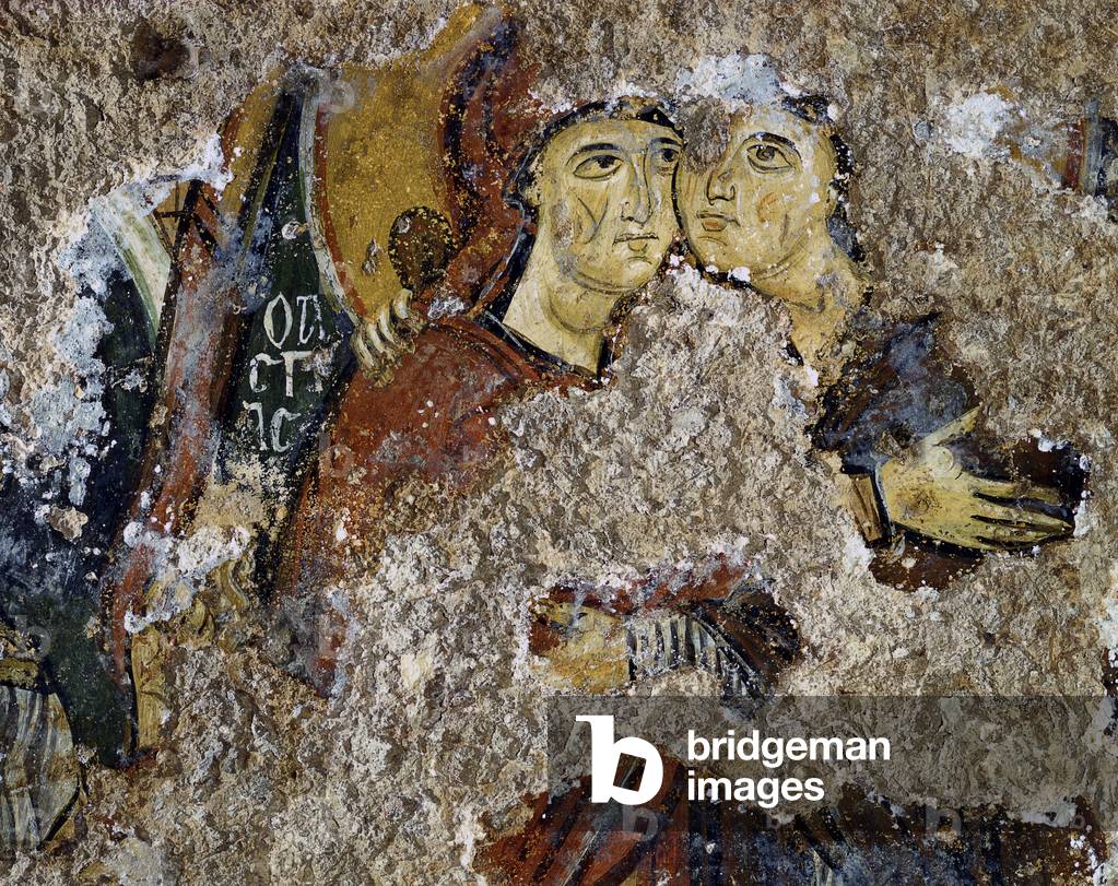 Vistiation, by Unknown Artist, 10th Century ca., fresco