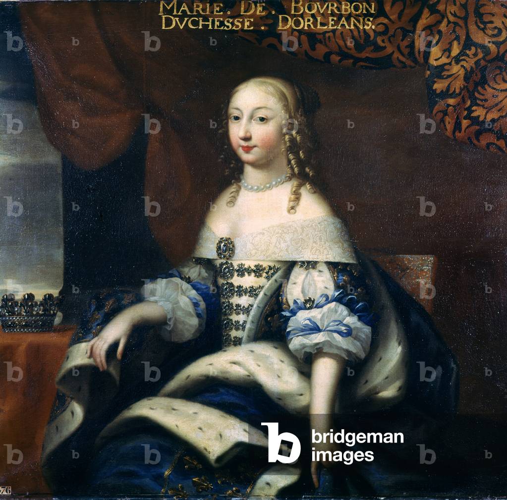 Portrait of Marie Louise of Orléans, 17th Century
