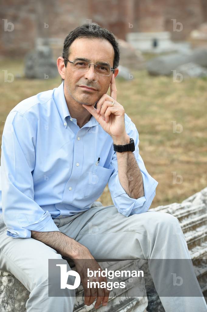 Italian theologian Vito Mancuso at the XX edition of the International Literature Festival in Rome entitled 'Reading the world', in the new setting of the Palatine Stadium, Rome (Italy), July 22nd, 2021