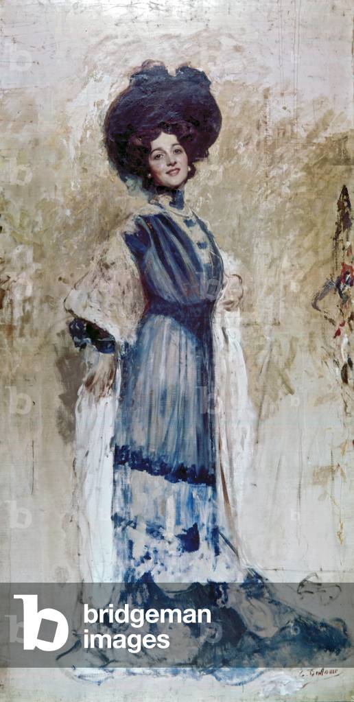Lina Cavalieri, c.1900 (oil on canvas)