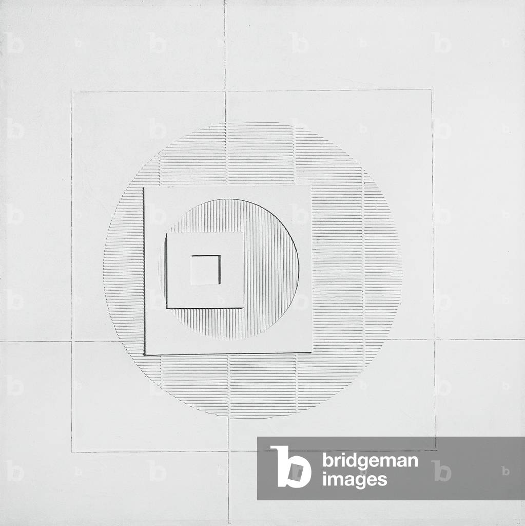 Rational System  in Aesthetic Context, 1965 (mixed media on canvas)