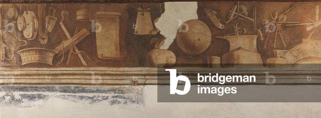 Frieze of the Liberal Arts and Mechanics (Fregio delle arti liberali e meccaniche), 1502, 16th Century (fresco), 77 x 1588 cm