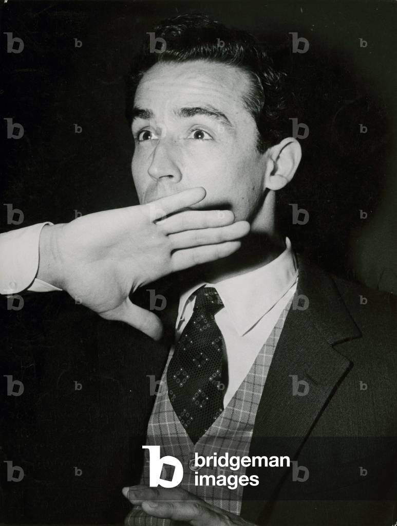 Vittorio Gassman reading the drama I Giacobini