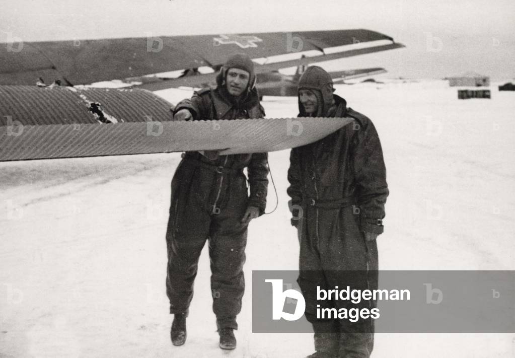 Checking on an aircraft
