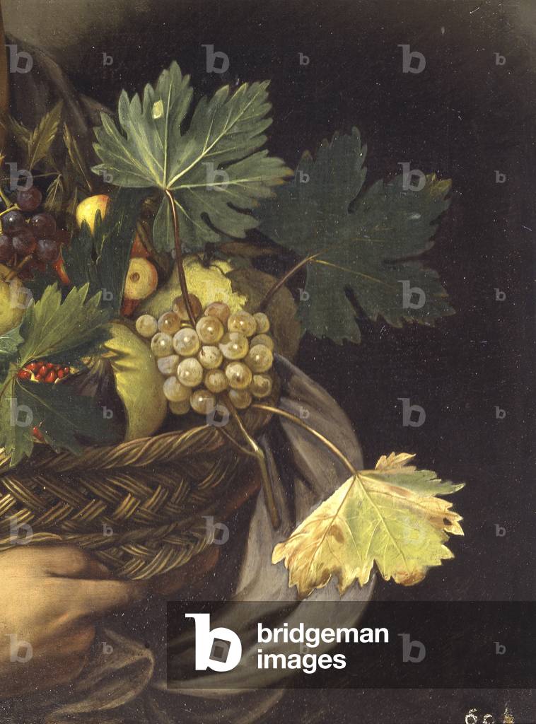 Fruttaiolo - Boy with a Basket of Fruit, by Michelangelo Merisi also known as Caravaggio, 1593 - 1594, 16th Century, oil on canvas, 70 x 67 cm