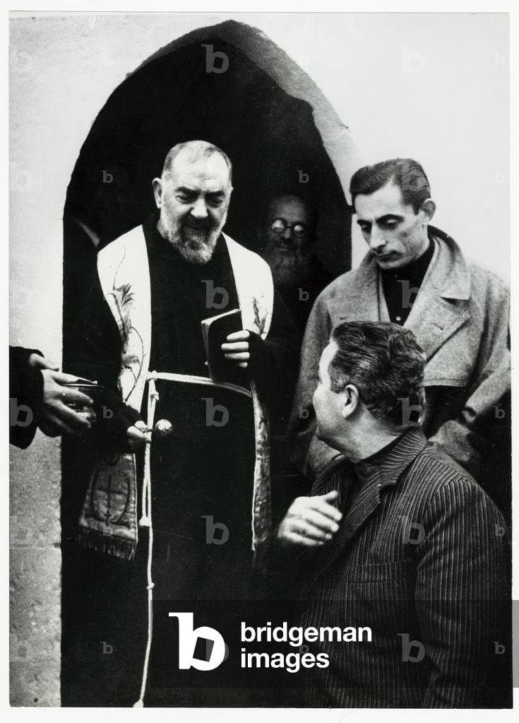 Padre Pio of Pietrelcina with Fausto Coppi