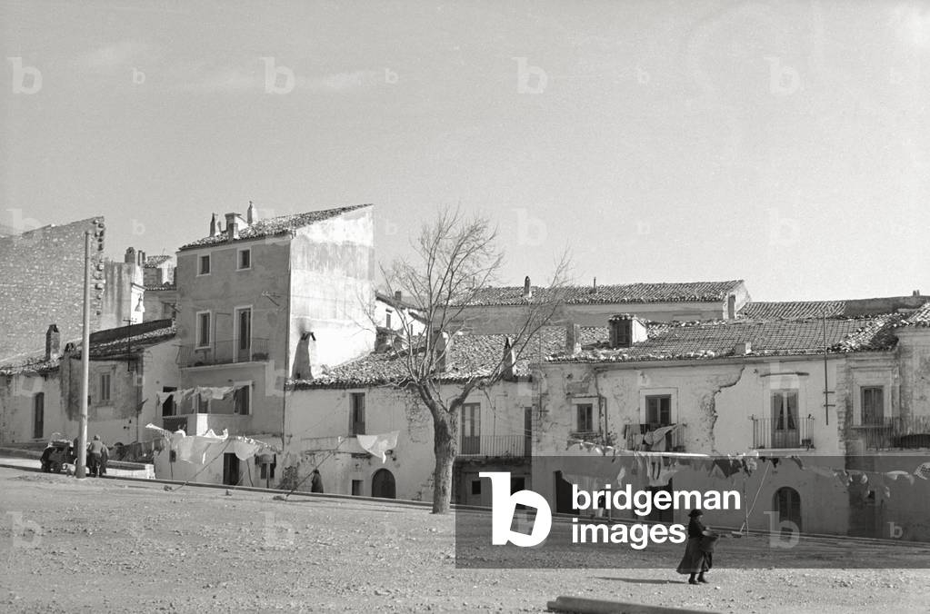 A view of San Giovanni Rotondo (Fg) (b/w photo)