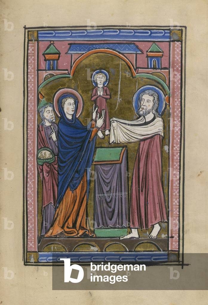 Psalter - Book of hours, 1218-1228 (parchment)