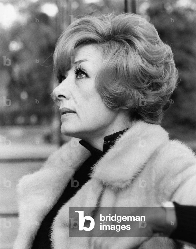 Close-up profile of Lauretta Masiero