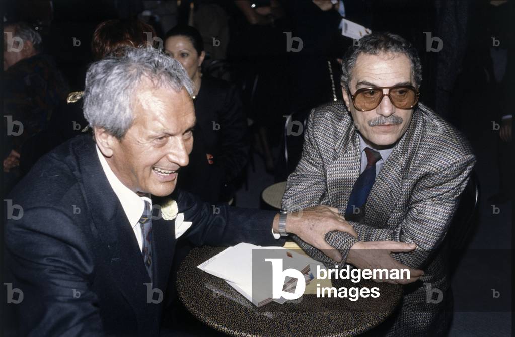 Ottavio Missoni and Nino Manfredi