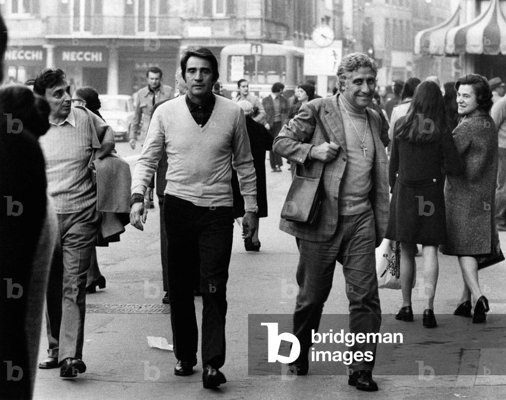 Walter Chiari with Gianni Cafaja