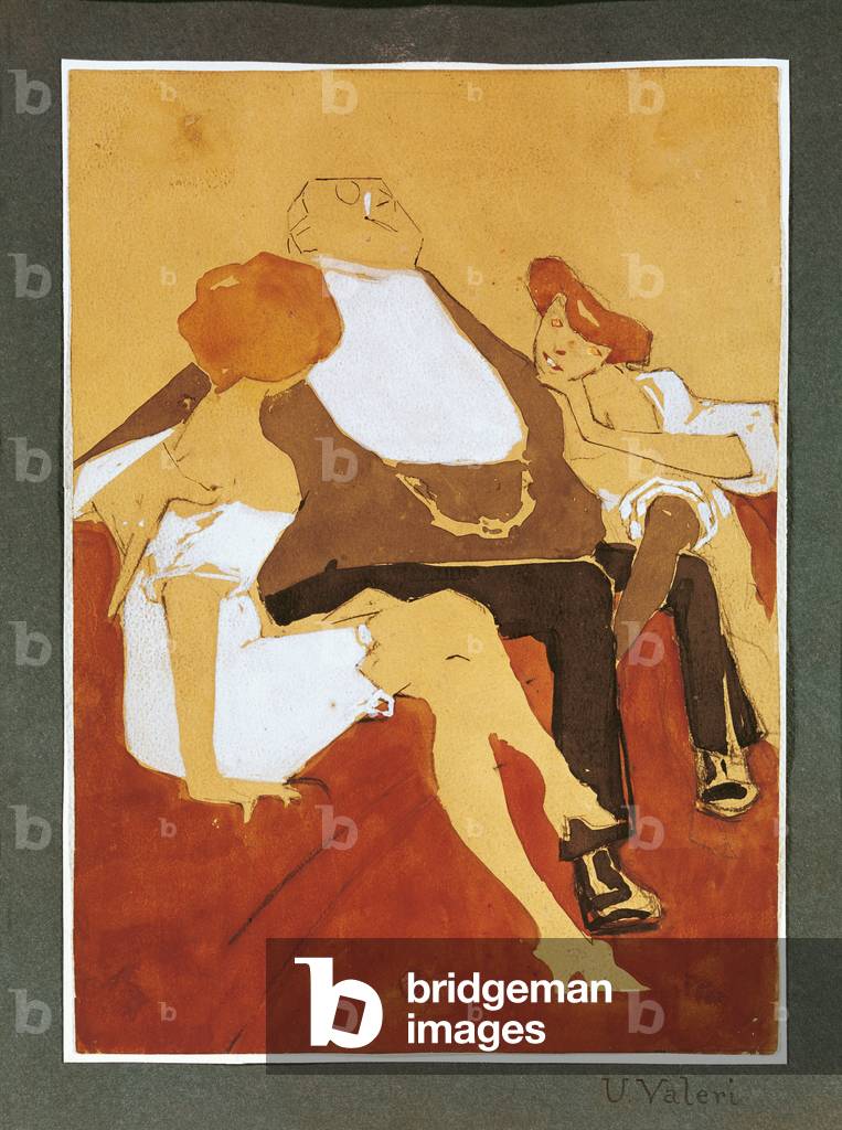 Those Ladies, c.1900 (tempera on paper)